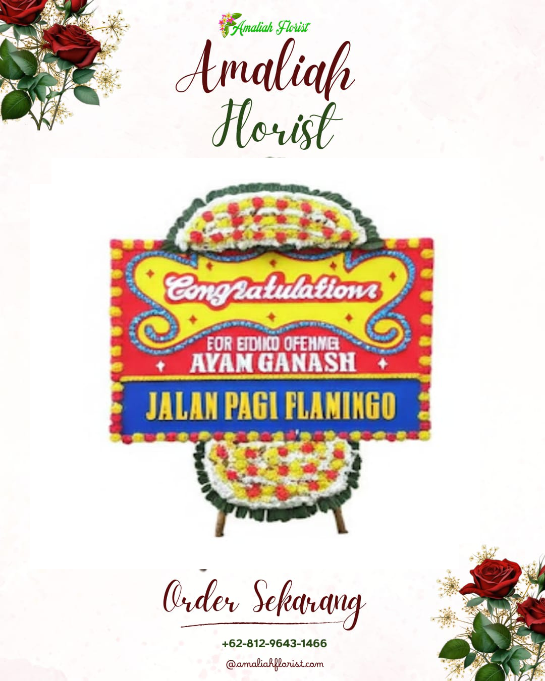 Sewa Papan Bunga Candi